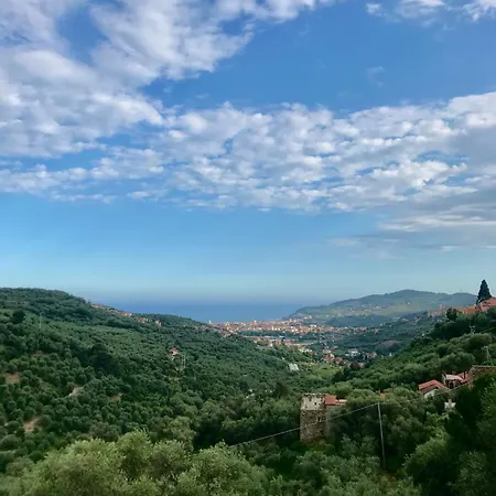 Casa Belvedere Mit Blick Auf Wasser Diano San Pietro